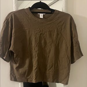 Athleta Brown Short Sleeve Tee